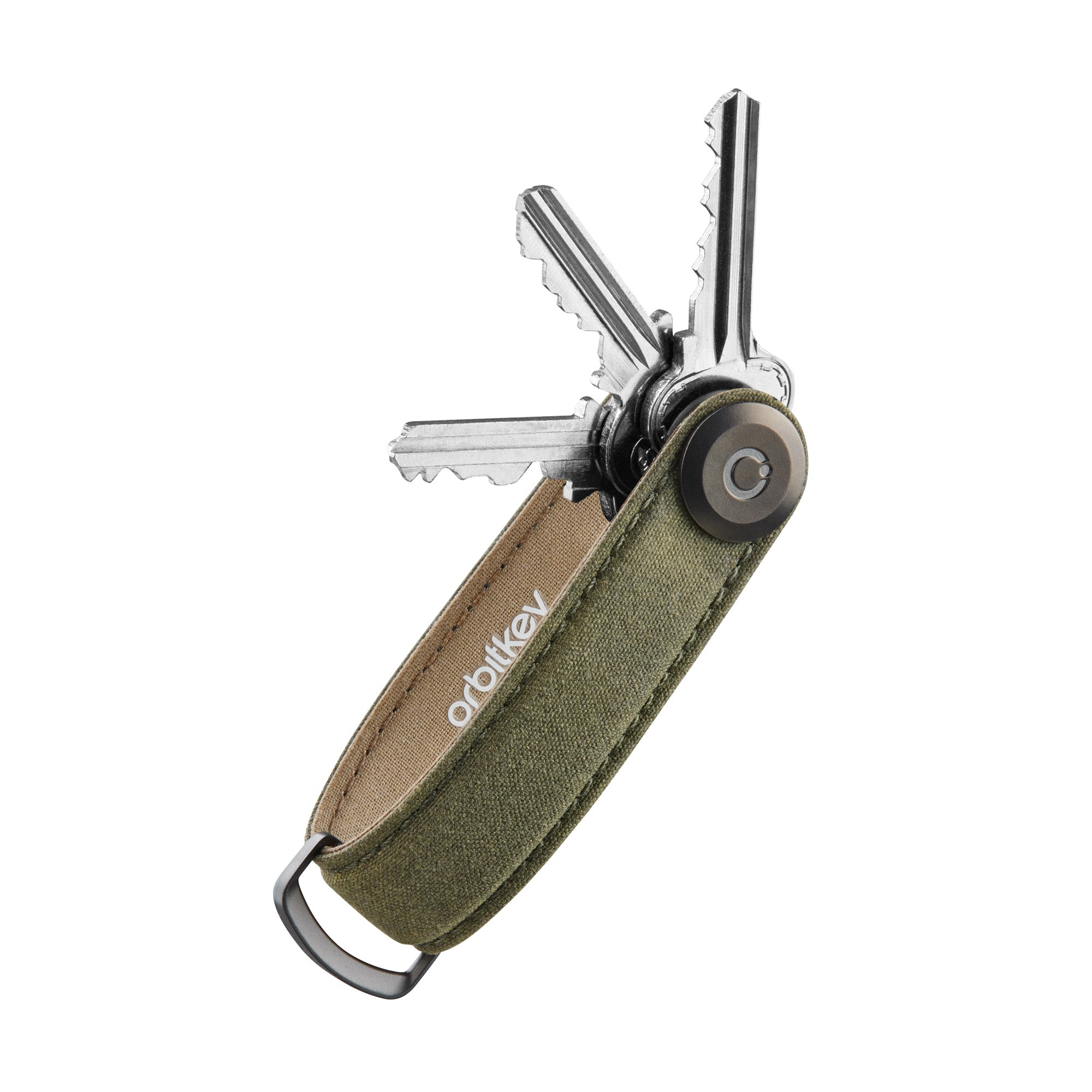 Orbitkey - Waxed Canvas - Khaki Green