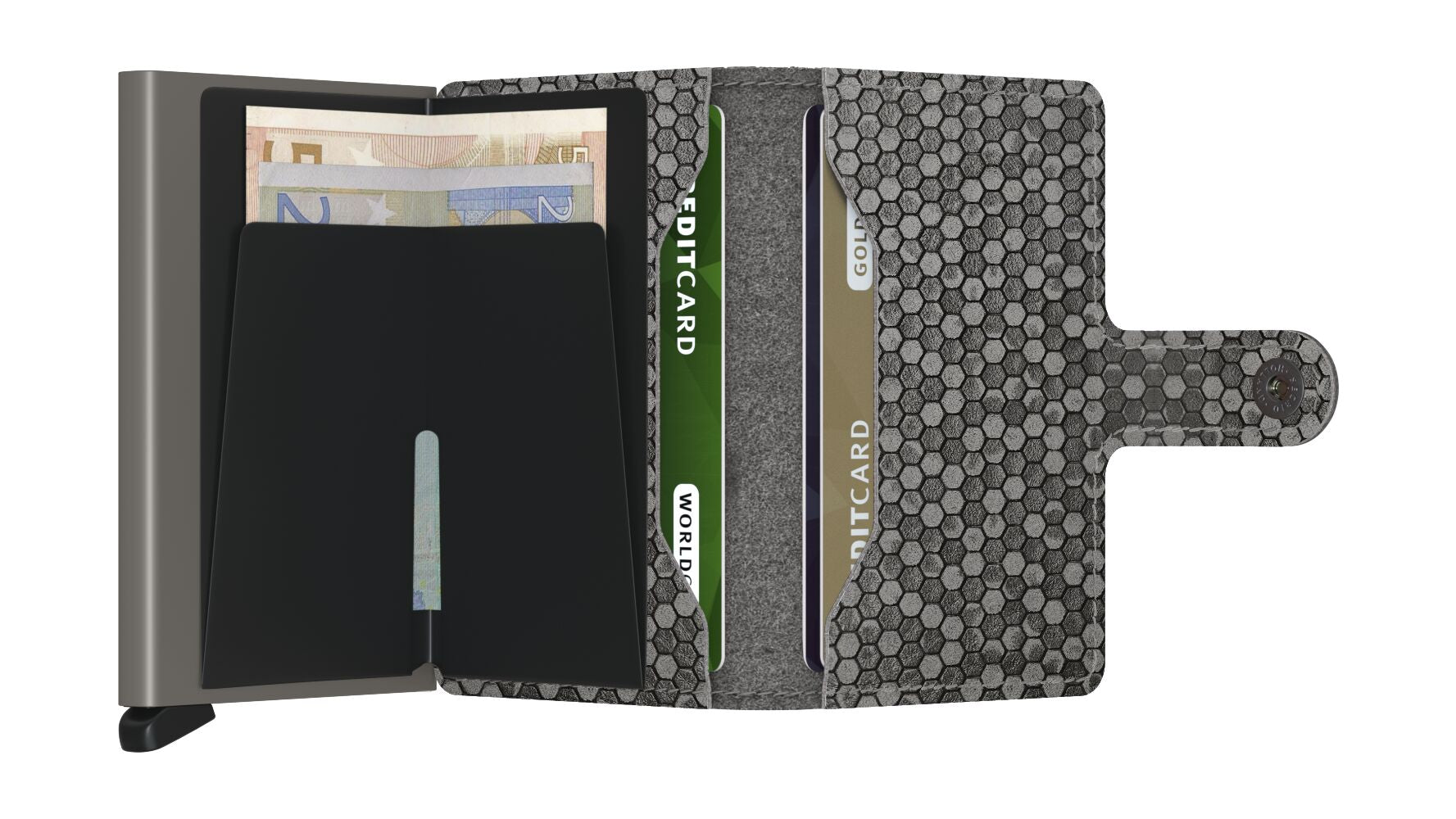 Secrid Miniwallet - Hexagon Grey