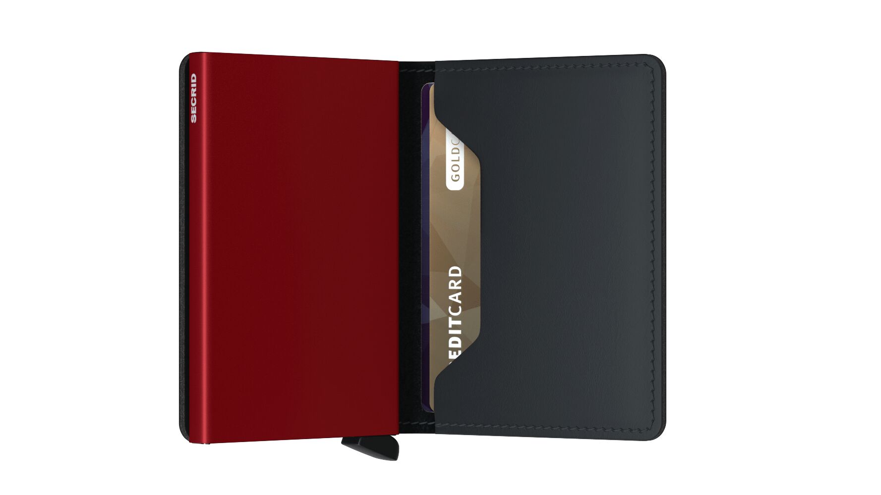 Secrid Slimwallet - Matte Black/Red