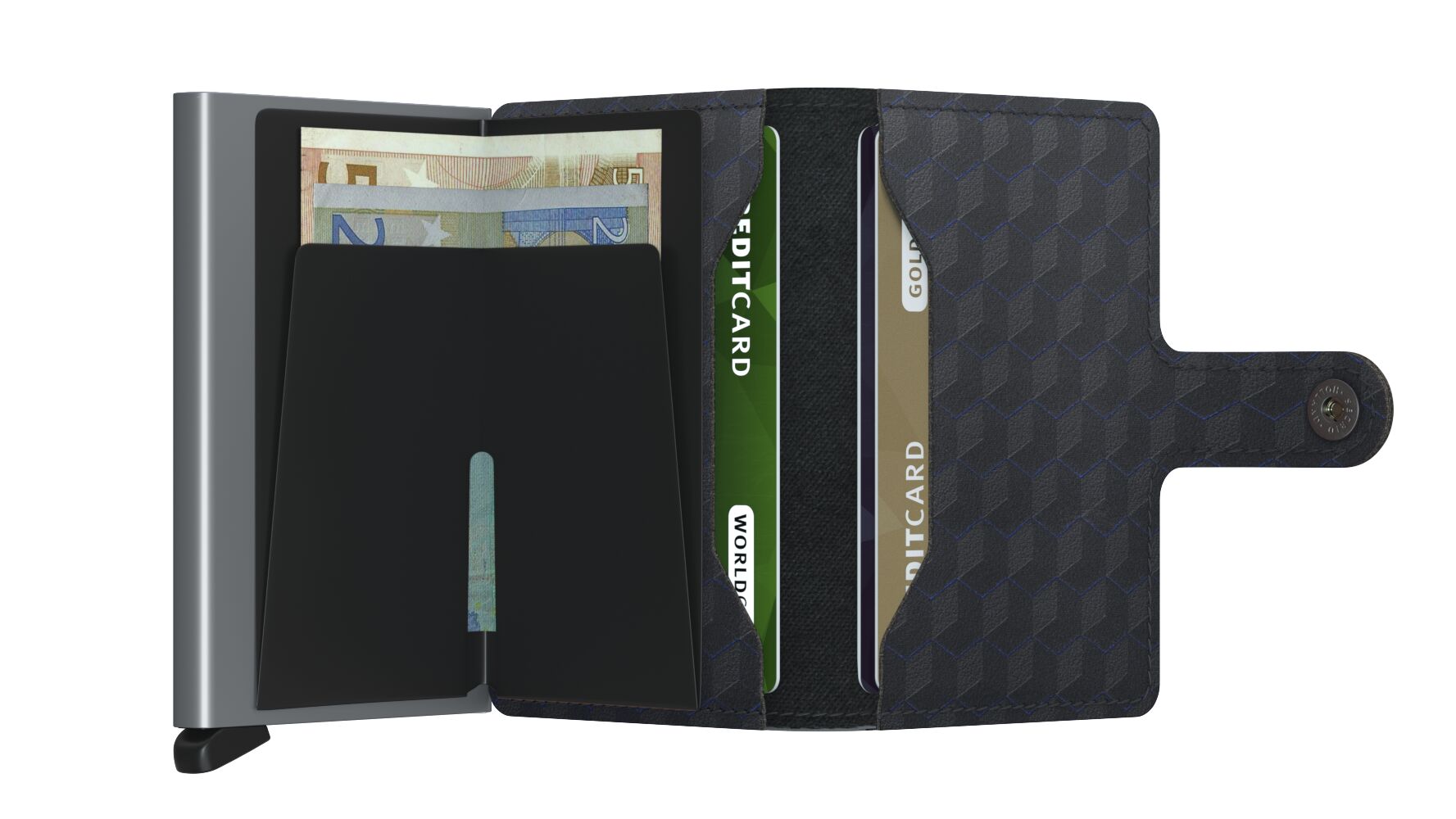 Secrid Miniwallet - Optical Black/Titanium