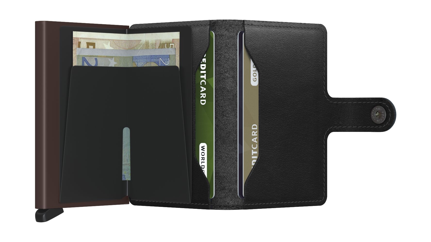 Secrid Miniwallet - Orginal Black/Brown