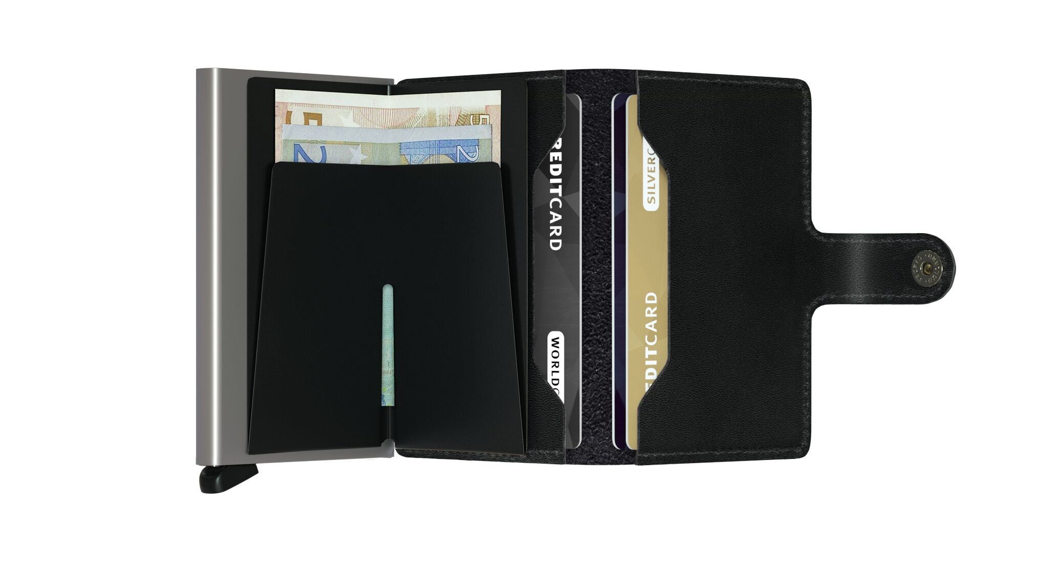 Secrid Miniwallet - Orginal Black/Silver