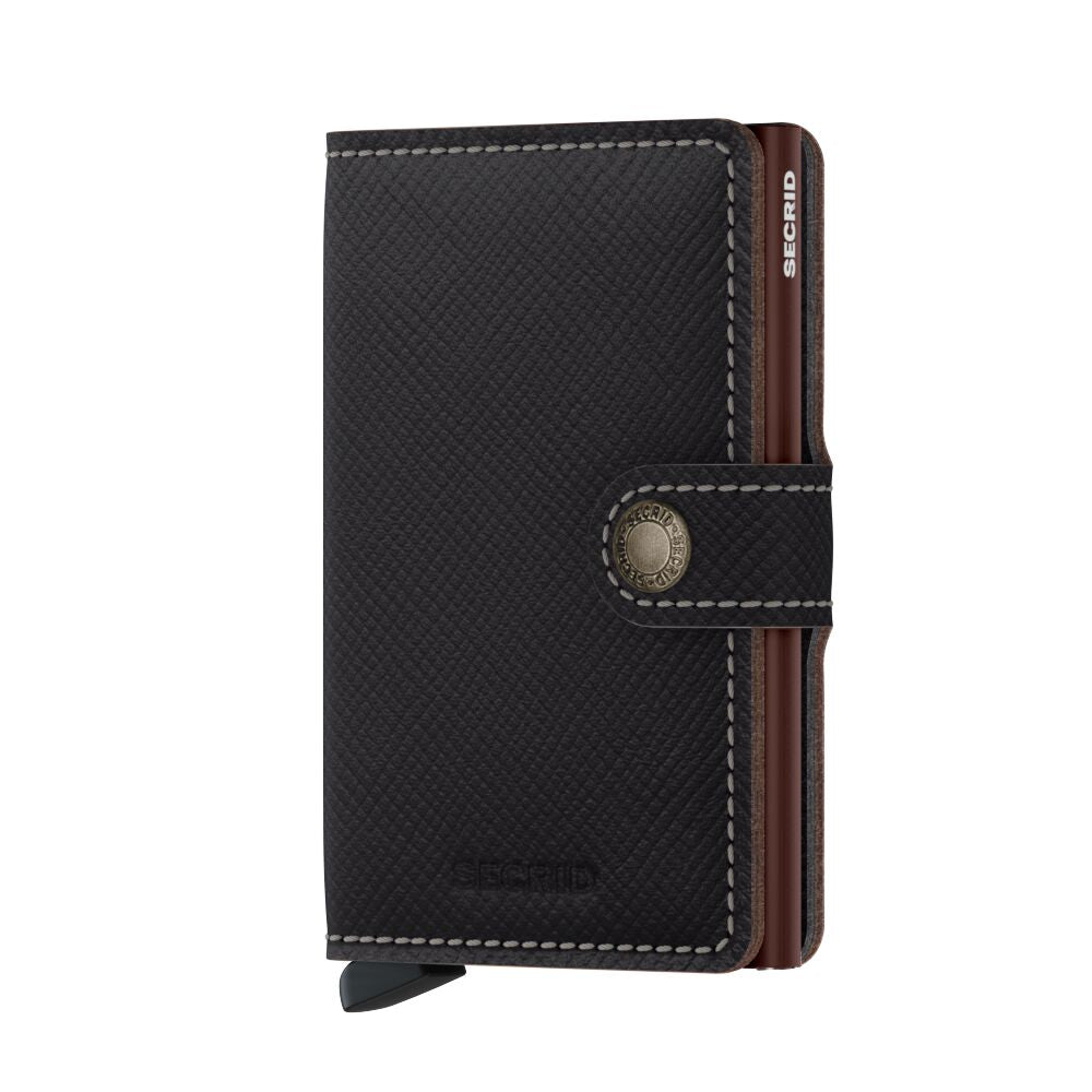 Secrid Miniwallet - Saffiano Brown