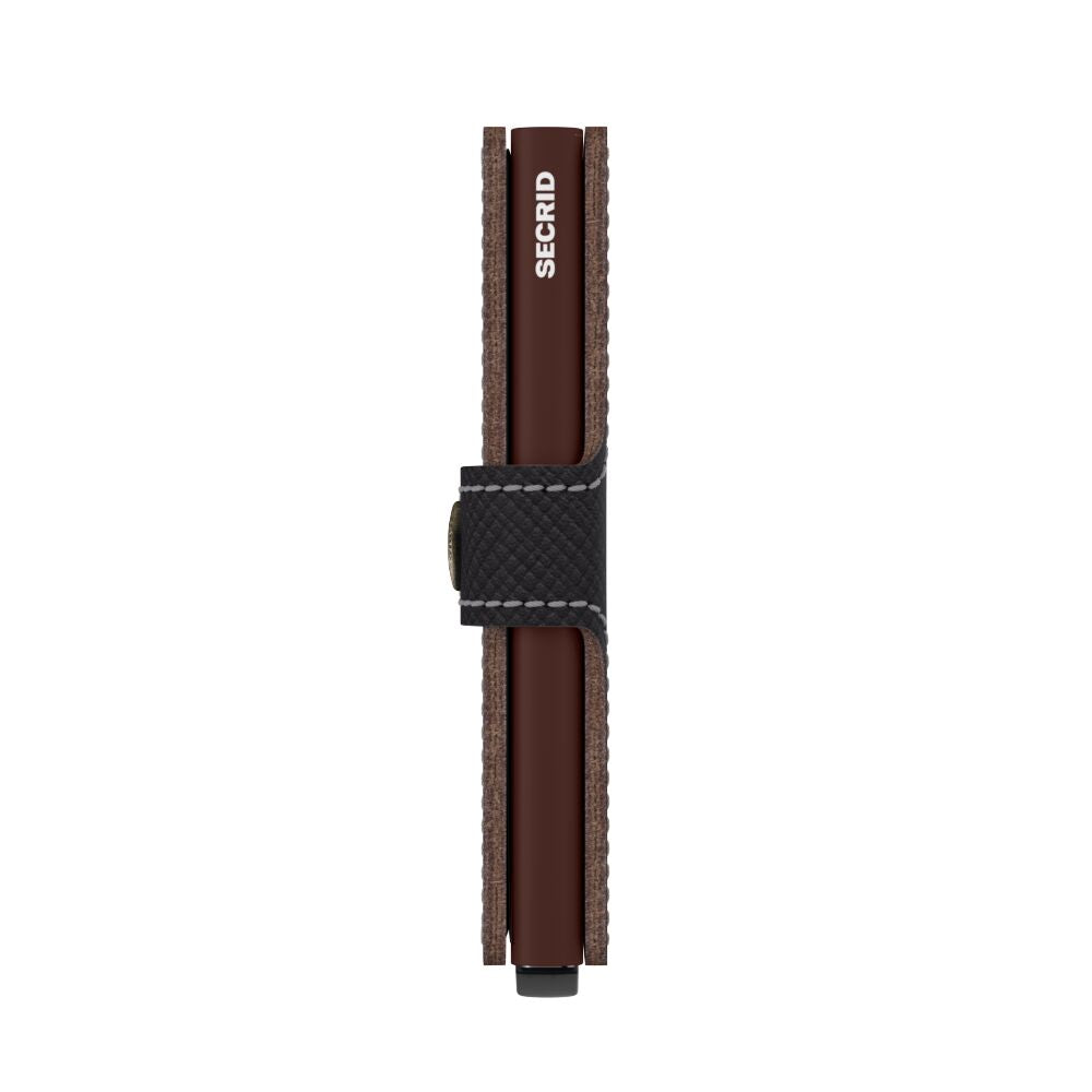 Secrid Miniwallet - Saffiano Brown