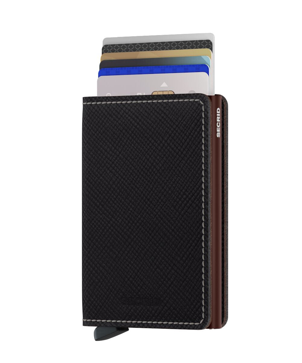 Secrid Slimwallet - Saffiano Brown