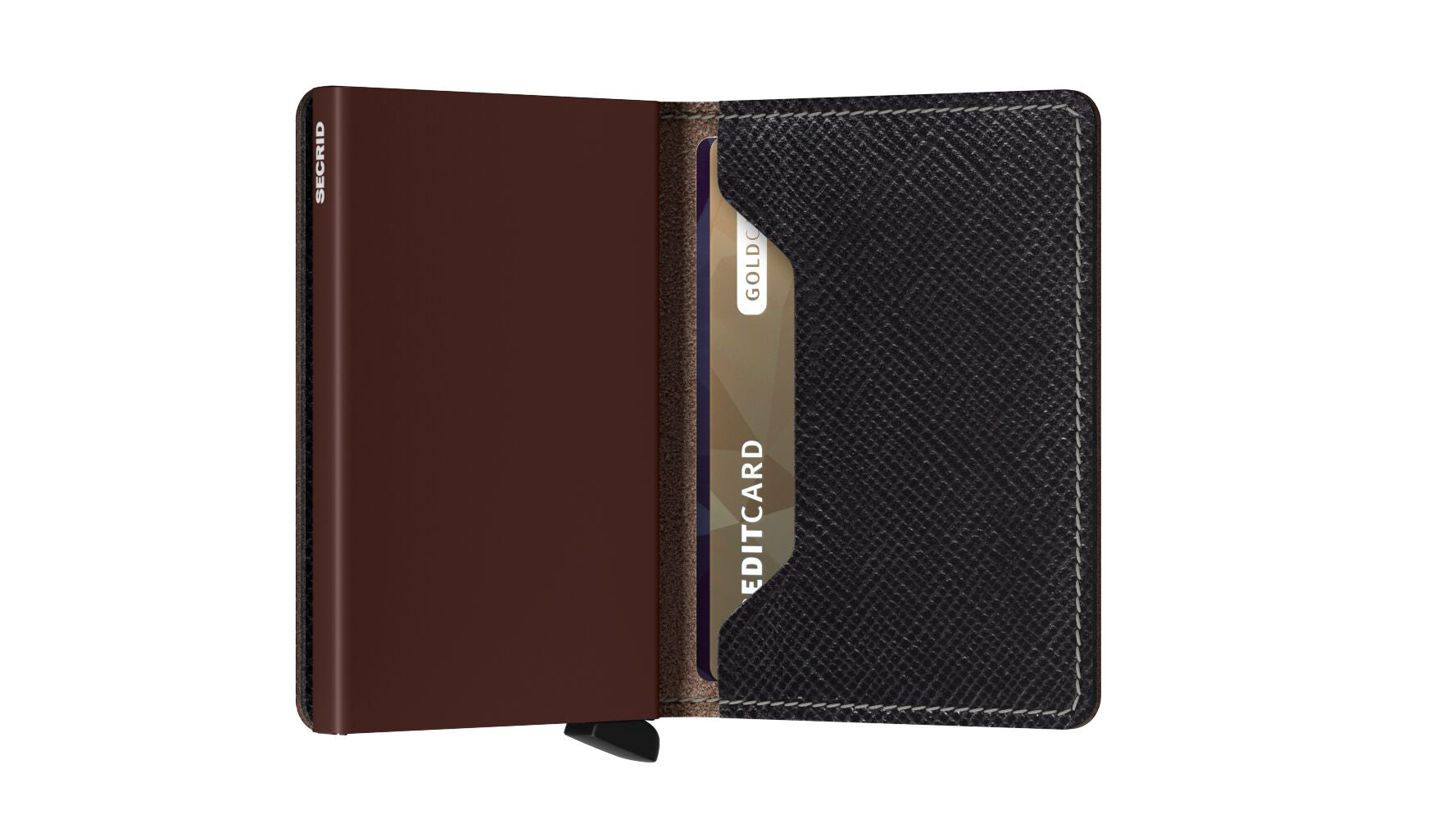 Secrid Slimwallet - Saffiano Brown