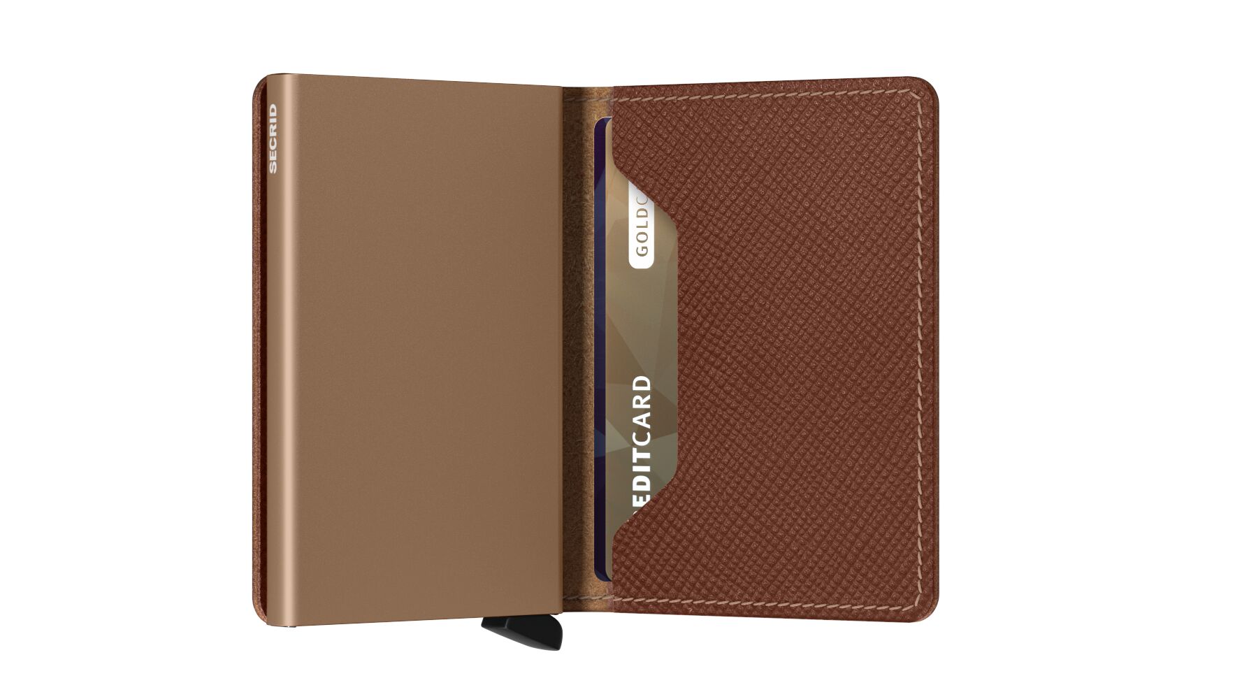 Secrid Slimwallet - Saffiano Caramel