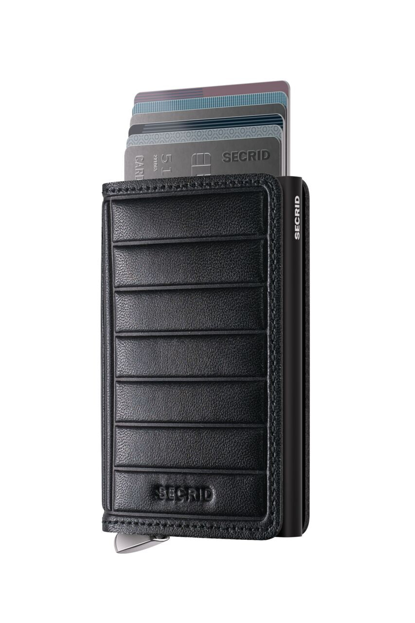 Secrid Slimwallet Emboss Lines - Black