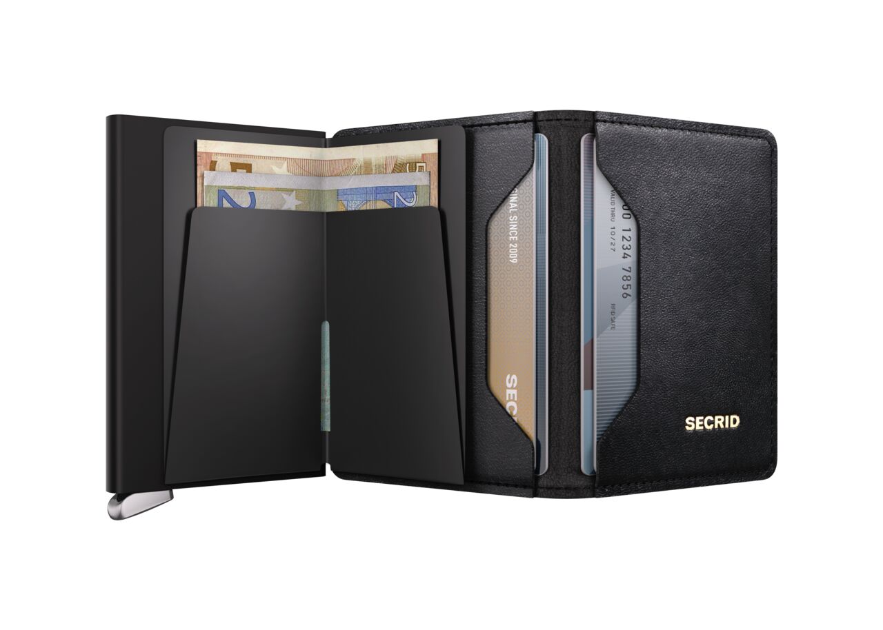 Secrid Slimwallet Emboss Lines - Black